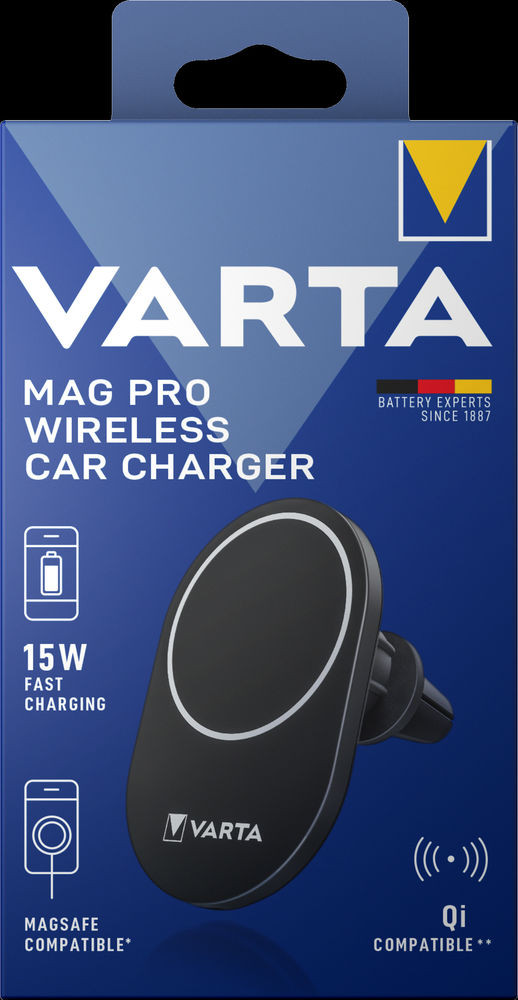 Varta Încărcător auto wireless Mag Pro 15W Încărcare rapidă