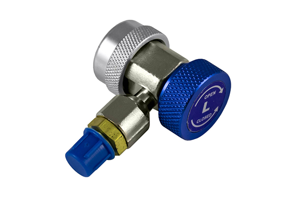 Cupla rapidă JBM 14301 de înaltă presiune, gaz R134, albastru