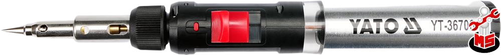 Set ciocan de lipit cu gaz + accesorii YT-36706 Yato