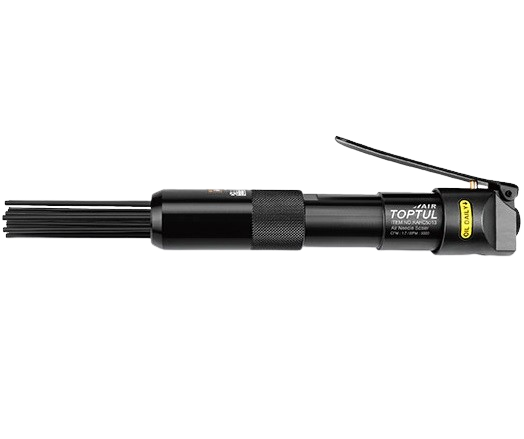 Pistol TOPTUL KAHC5013 pneumatic pentru sablat cu ace, cu 12 ace x 3 mm, 5000 rpm, cupla aer 1/4 inch, 6.2 bar