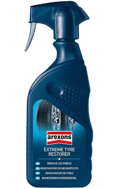 Soluție AREXONS Extreme Tyre Restorer pentru restaurare și lustruire anvelope, recipient cu pulverizator, 400 ml