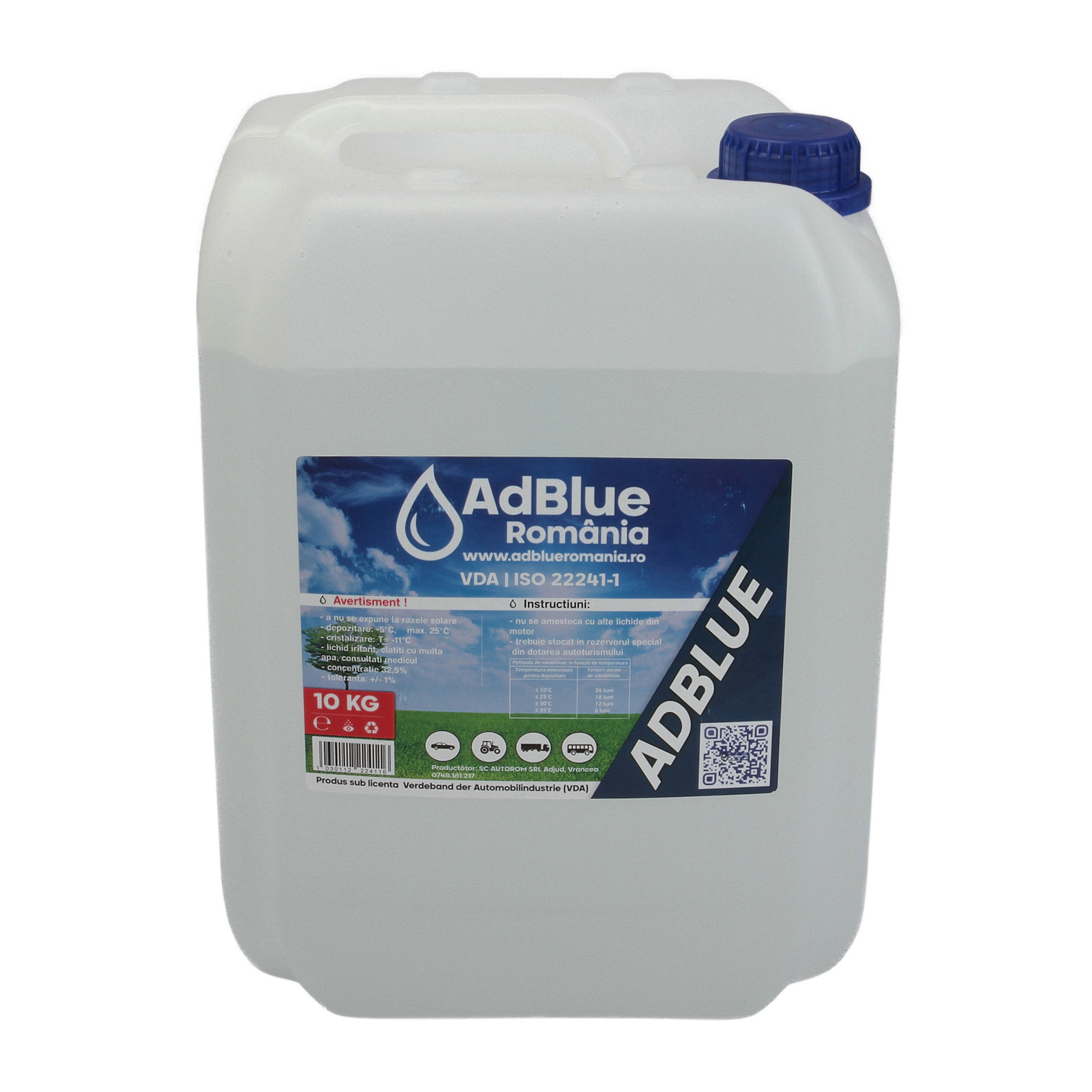 Soluție Adblue HDPE cu Pâlnie 10L