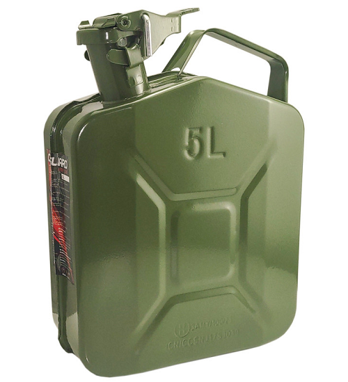 Canistra CARGUARD CCM001, metalica pentru combustibil, volum 5 litri, 24 x 11.5 x 31 cm, verde