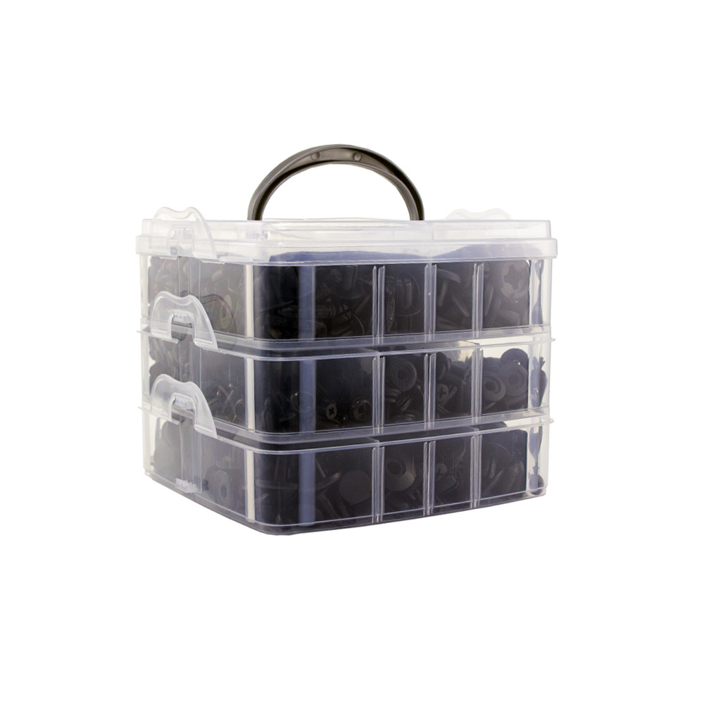 Set de 620 Cleme Plastic + 5 unelte pentru Carg