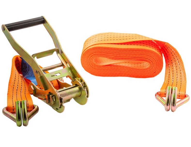 Chinga CARGUARD CFA002 cu clichet pentru fixare marfa, capacitate fixare 5T, lungime 10 metri, latime banda 50 mm