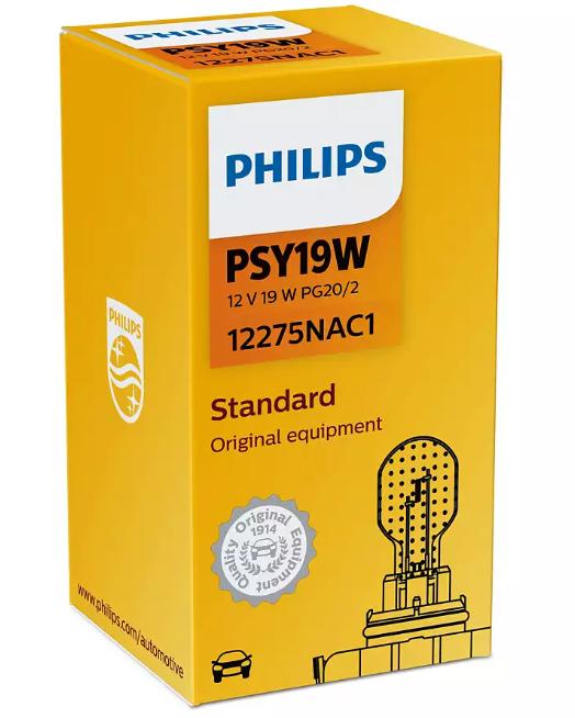Bec incandescent galben PHILIPS PSY19W, 12V, 19W, PGU20/2, Model 12275NAC1