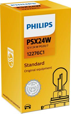 Bec proiector 12V PSX24W pentru Logan Facelift, PHILIPS 12276C1, cu ambalaj original