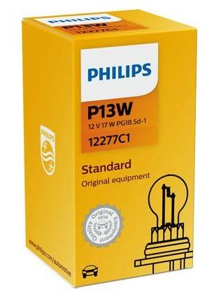 Bec semnalizare PHILIPS 12277C1, 12V, 13W, tip P13W, soclu PG18.5d-1