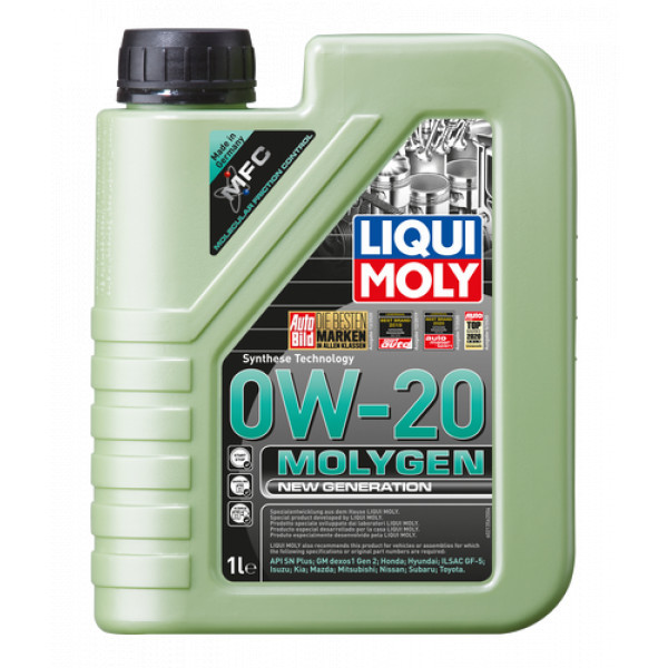 Ulei motor Liqui Moly Molygen Noua Generație 0W20 1L pentru Subaru, Nissan, Mazda, Kia, Honda...