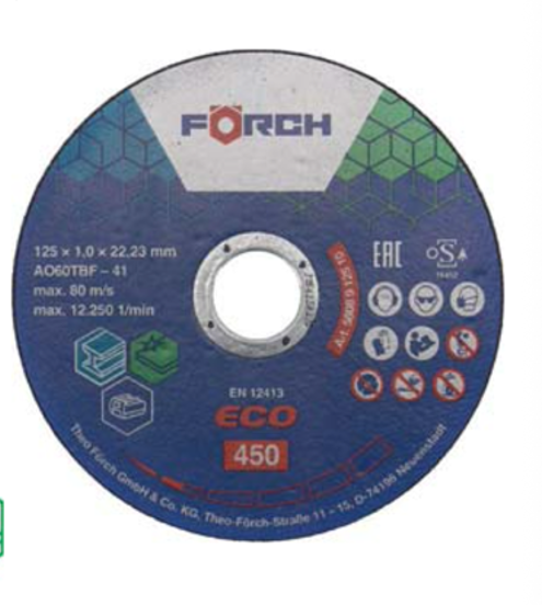 Disc Metal/Inox Eco 450 125x1mm de tăiere