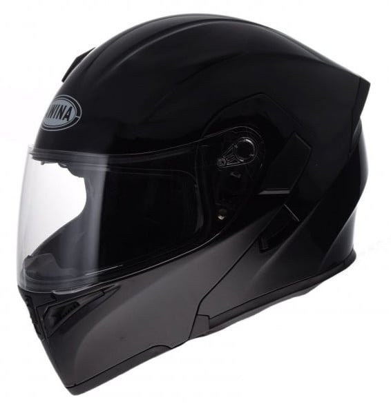 Casca moto modulară Awina Black S
