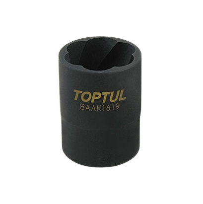 Cheie BAAK1622 tubulara extractoare suruburi TOPTUL, antrenor patrat 1/2 inch, deschidere cheie 22 mm, lungime 34 mm, crom molibden