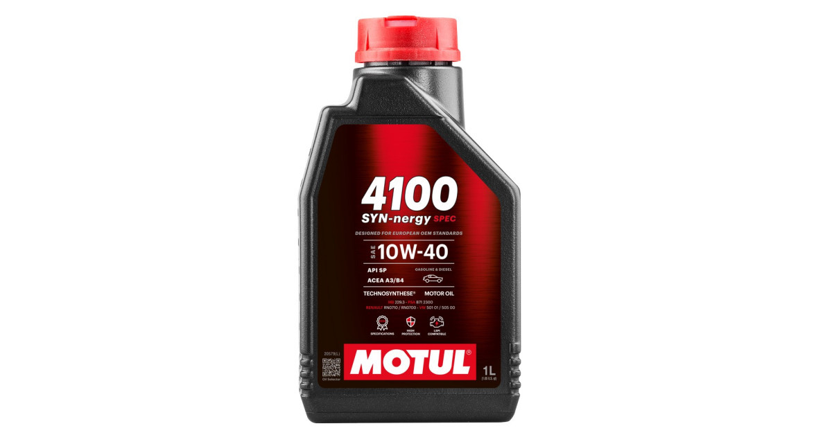 Ulei motor Motul 4100 SYN-ERGIE SPEC 10W40 1L