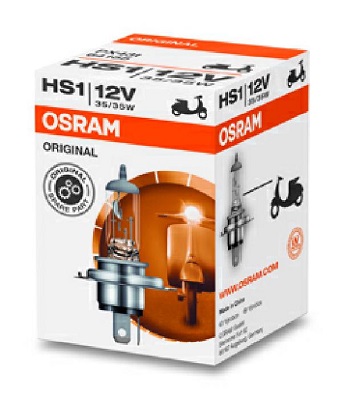 Bec OSRAM moto far principal 12 V, HS1 35/35 W, original, 64185