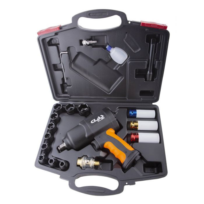 Pistol pneumatic de impact 1600Nm cu set de tubulare
