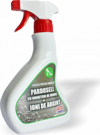Soluție pentru curățat pardoseli Silver Ion Clear Vision cu inhibitori de miros 500 ml