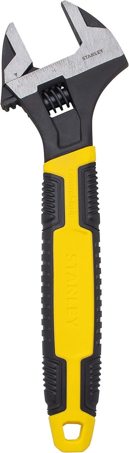 Cheie STANLEY reglabilă din două materiale, 250 mm/10 in