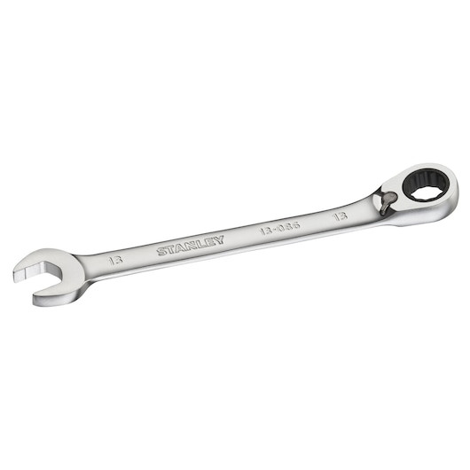 Cheie STANLEY FATMAX cu clichet reversibil anti-alunecare combinată de 10 mm