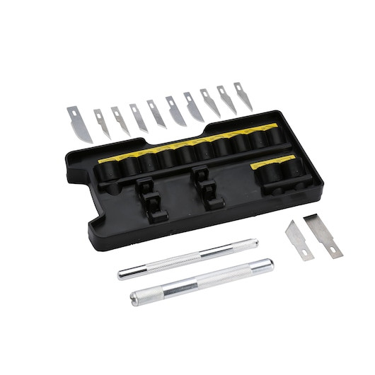 Set de cuțite pentru hobby STANLEY - unelte esențiale pentru pasionați
