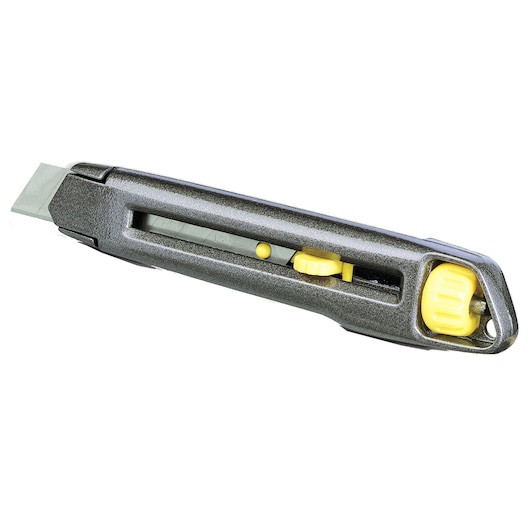 Cuțit STANLEY InterLock cu lamă segmentată de 18 mm, metalic