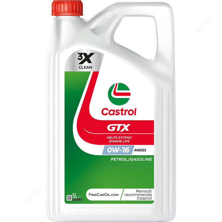 Ulei Castrol GTX 0W16 AN2022 5L pentru Renault