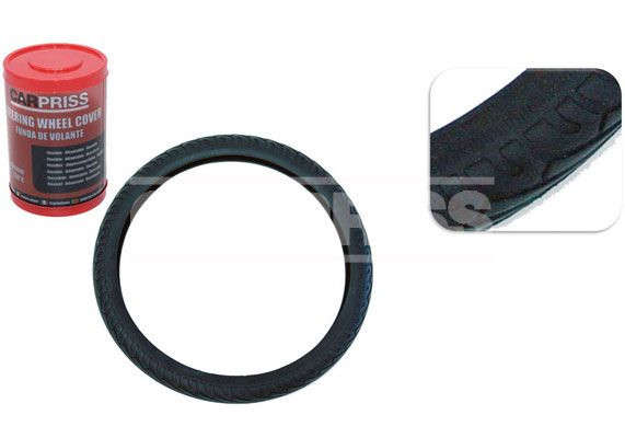 Husa Volan Model TIRE Silicon Negru 37-45 CM