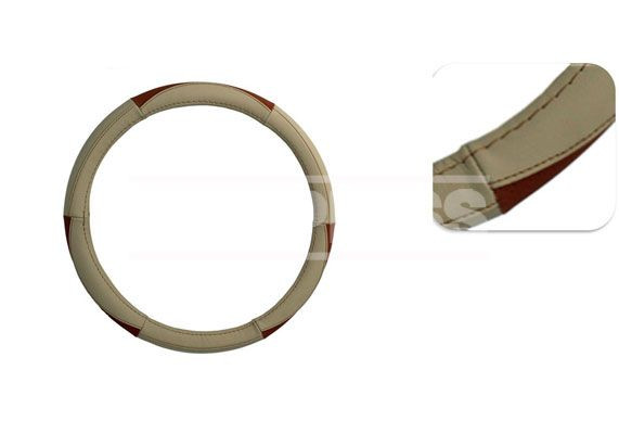 Husa 37-39 CM Volan Piele Beige.Brown