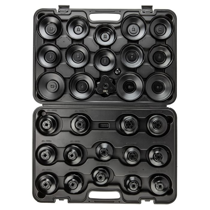 Set pentru chei tubulare pentru filtru de ulei 30 buc