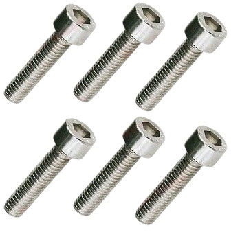 Set 6 șuruburi motocoasă 5mm x 30mm