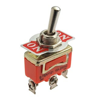 Comutator dublu 15A 250V (3 terminale)