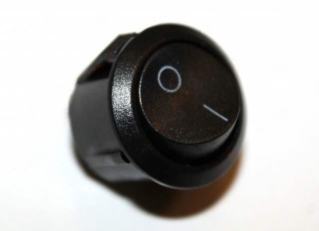 6A 250V comutator simplu (rotund)