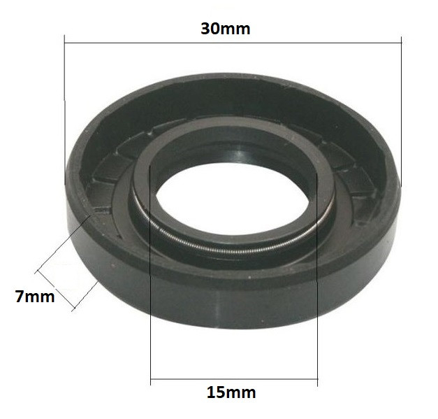 Simering pentru motocoasa TL 52 (dimensiuni 15 x 30 x 7 mm)