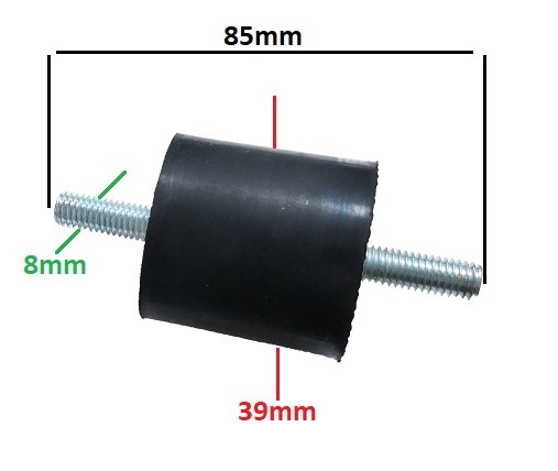 Amortizor universal pentru generator și motopompă de 39mm
