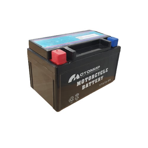 Baterie gel neagră 7Ah 12V pentru Scuter, ATV