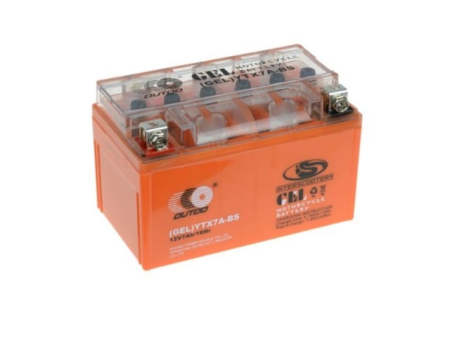 Baterie gel 7Ah 12V pentru Scuter, ATV (portocalie)