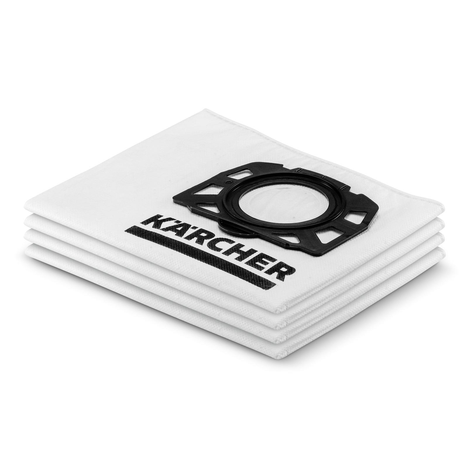Set de 4 saci pentru aspirator KARCHER, model 2.863-314.0, culoare albă