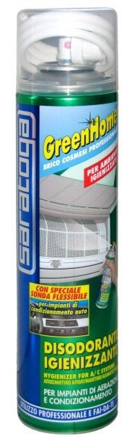Spray igienizant pentru aer condiționat și ventilații Saratoga 400ml
