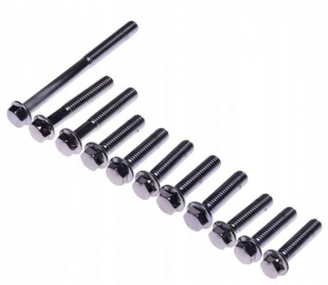 Set șuruburi capac curea transmisie scuter 2T (11 piese)