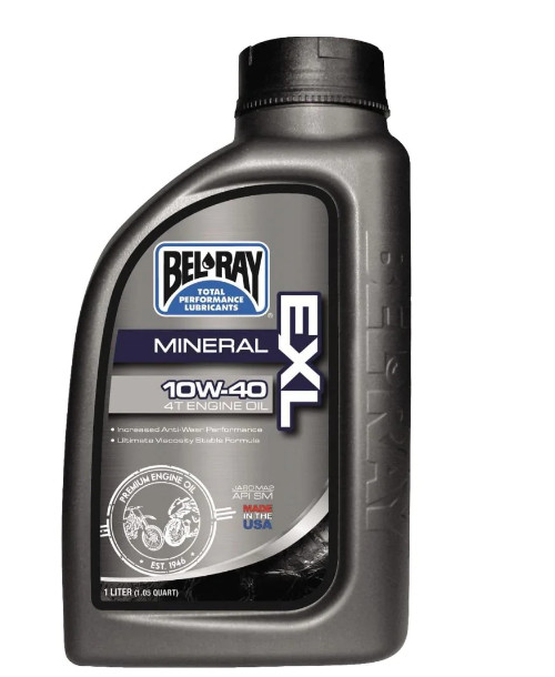 Ulei mineral Bel-Ray EXL 10W-40 1L (pentru motoare 4T)