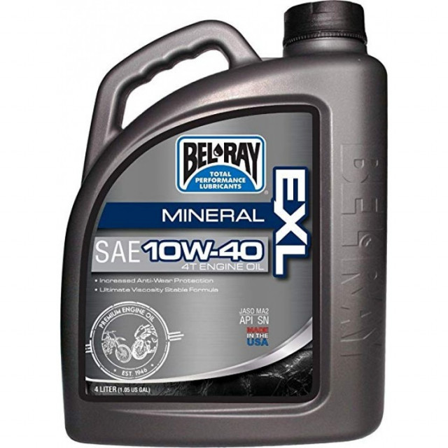 Ulei mineral Bel-Ray EXL 10W-40 4L (pentru motoare 4T)
