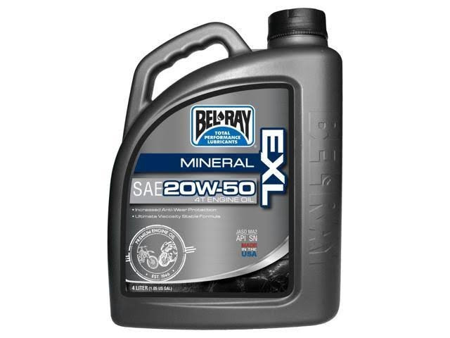 Ulei mineral Bel-Ray EXL 20W-50 4L (pentru motoare 4T)
