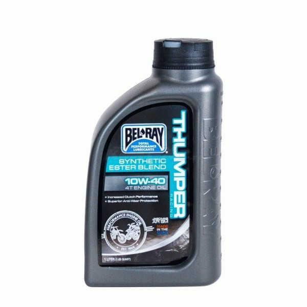 Ulei Bel-Ray Thumper Synthetic Ester Blend 10W-40 1L (pentru motoare 4 timpi)