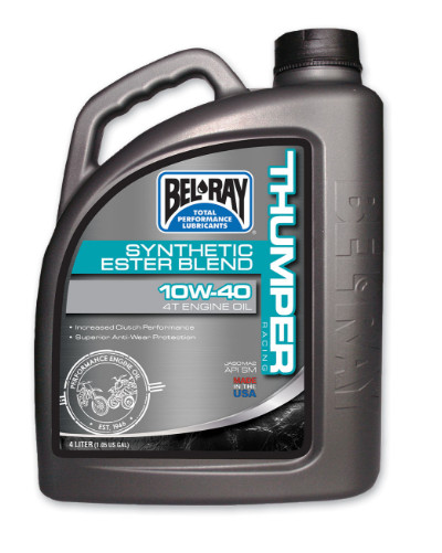 Ulei Bel-Ray Thumper Synthetic Ester Blend 10W-40 4L (pentru motoare 4 timpi)
