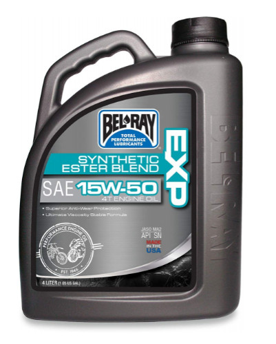 Ulei Bel-Ray EXP Ester Sintetic 15W-50 4L (pentru motoare 4T)