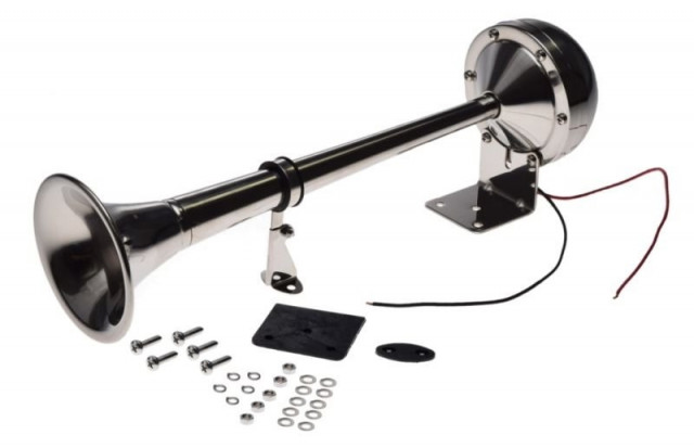 Claxon metal cromat 12V