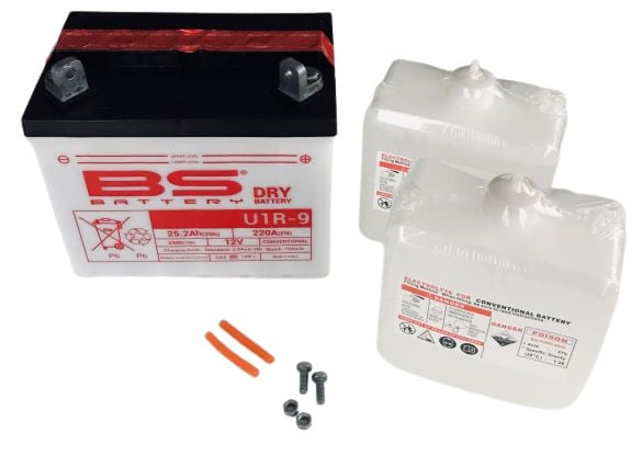 Baterie BS-Battery 24ah 12v (U1R-9) cu borna + pe dreapta