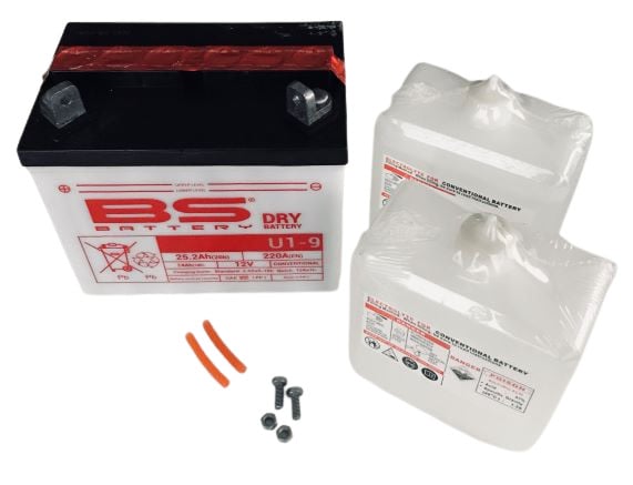 Baterie 24Ah 12V BS-Battery (U1-9) cu borna pozitivă pe stânga