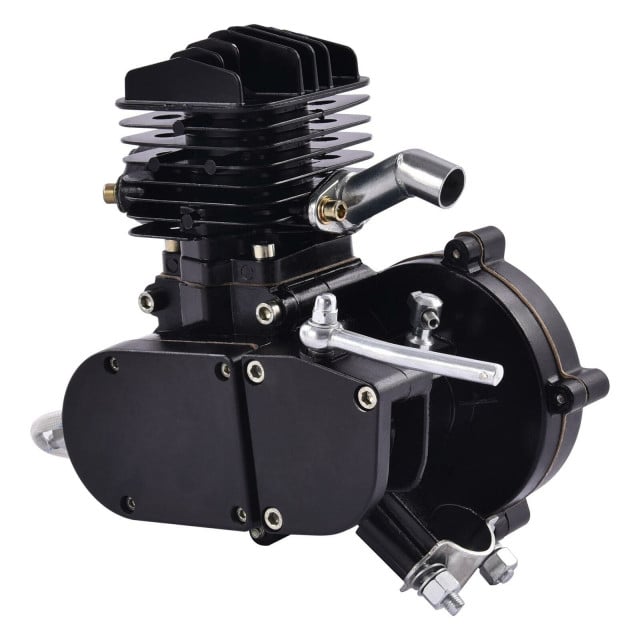 Motor simplu pentru bicicletă 80cc Negru (fără accesorii)