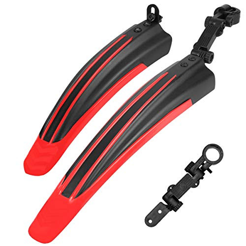Aripi sport pentru bicicletă (negru și roșu)