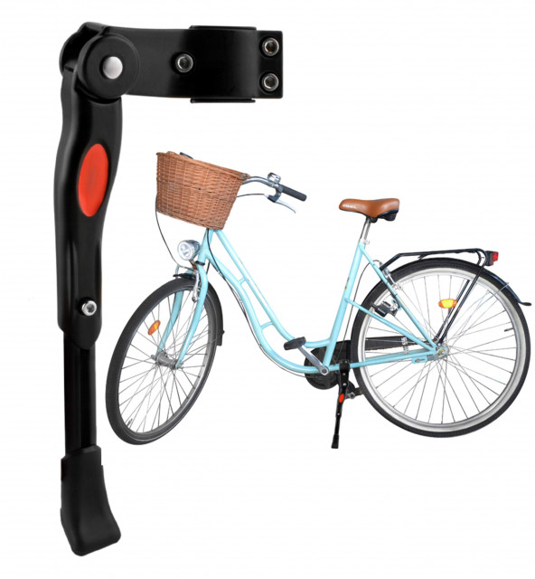Suport bicicletă reglabil Negru (montare laterală)